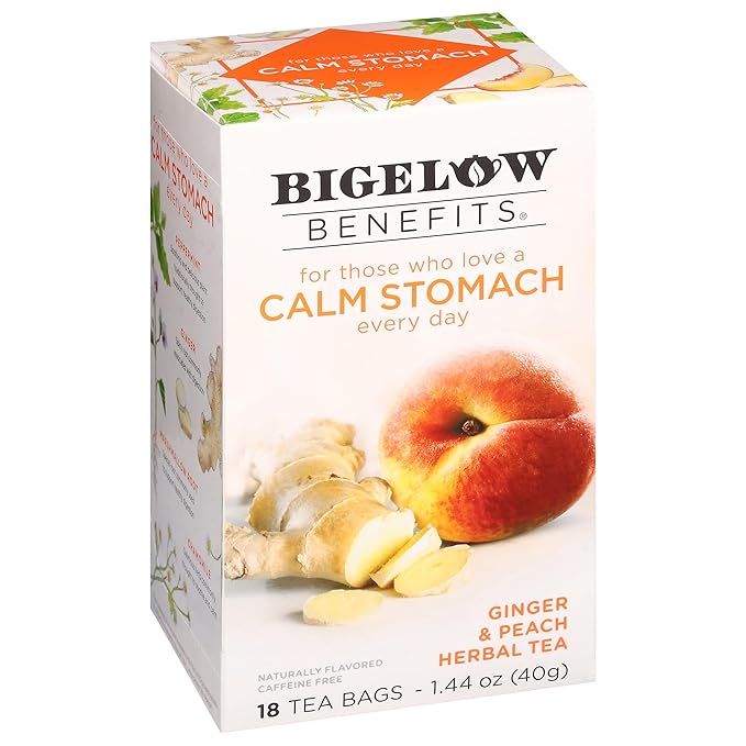 Bigelow Tea Ginger & Peach, 18 ct - Bloomnest