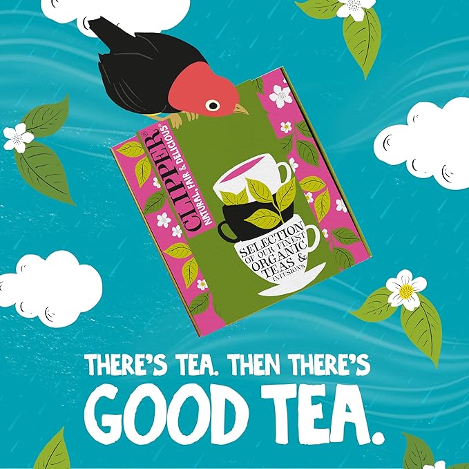 Clipper Tea: Organic Herbal & Green Tea Set, Gift Box – Tea Selection & Sampler with 5 Flavors Including Lemon, Ginger, and Bedtime Teas – Assorted Tea Bags in Colorful Tea Box, 45 Unbleached Tea Bags - Bloomnest