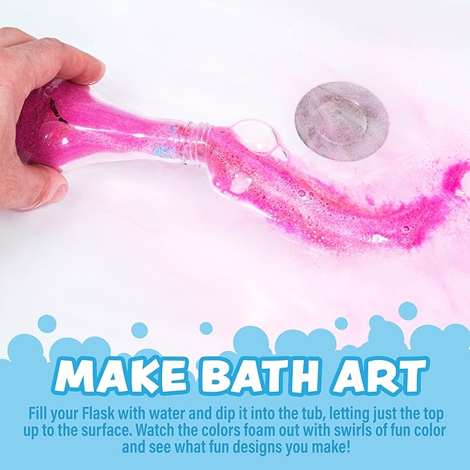 Tub Works® Kids Bath Bomb Potion™ Bath Toy, Variety 6 Pack | Nontoxic | Fizzes, Foams & Bubbles with an Eruption of Color | Interactive Bath Bombs | Fun Science Toddler Bath Toys - Bloomnest