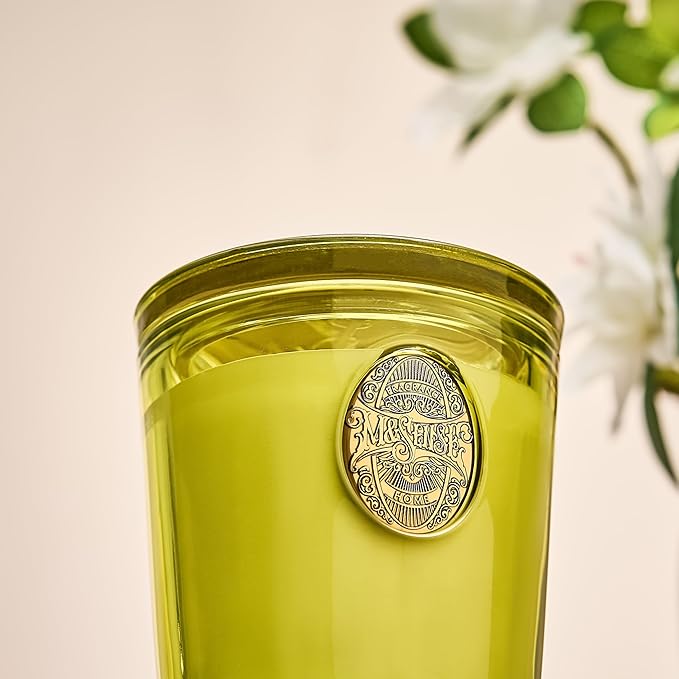 M&SENSE Natural Fresh Soy Candle | White Tea Sage & Matcha Green | 9.2 oz, 50H Burn Time | Luxury Scented Candle for Relaxation, Gifting, Home Décor | Ideal for Bedroom, Office, Party Ambiance - Bloomnest