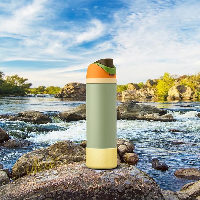Silicone Boot for Owala Water Bottle 24 oz 32 oz 40 oz, Anti-Slip Protective Sleeve for FreeSip/Twist/Flip Stainless Steel Water Bottles Accessories BEONSKY