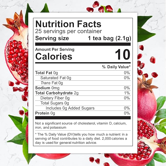 Total Tea Detox Guayusa Energy Tea - All Natural Herbal Caffeinated Tea Cleanse - Energy & Focus - Coffee Substitute - 25 Tea Bags for Men and Women - Bloomnest