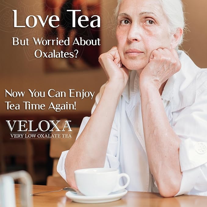 Veloxa™ Very Low Oxalate Tea (90 Pyramid Tea Bags (3 Cartons), Devine Cranberry Low Oxalate Echinacea) - Bloomnest