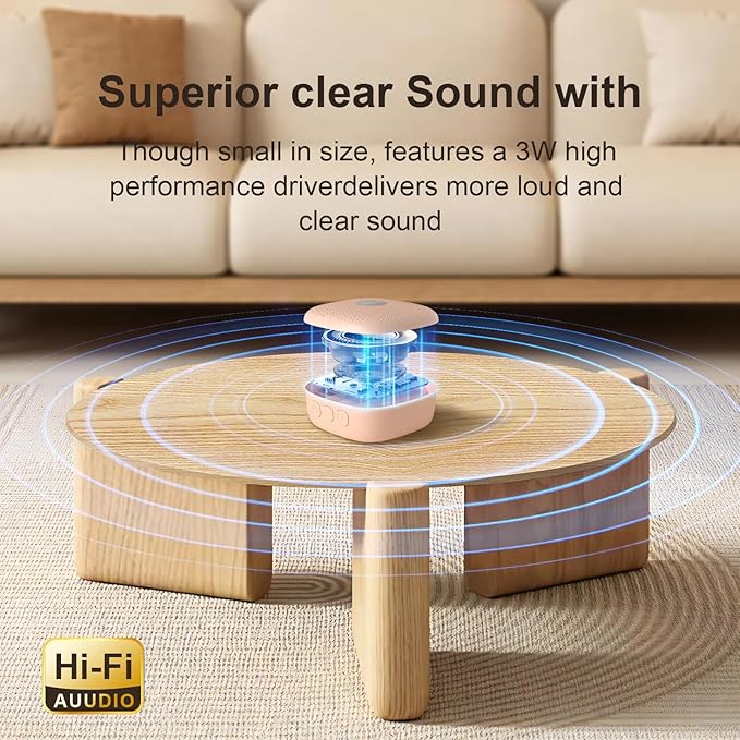 White Noise Machine,Portable Sound Machine for Baby Adult,21Soothing Sound,Auto-Off Timer,Noise Canceling for Office & Sleeping, Compact Size for Home,Travel,Registry Gift,Peach - Bloomnest