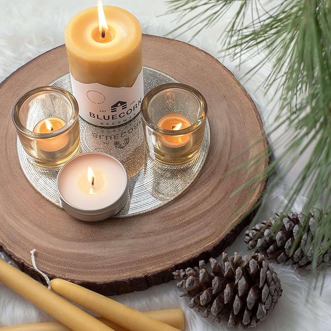 Bluecorn Aromática Scented Candle Sample Tin Set – 7 Clean, Luxurious Fragrances - Coconut Wax - Clean Fragrance & Essential Oils - 6hr Burn Time - Handmade in Colorado Since 1991 - Bloomnest
