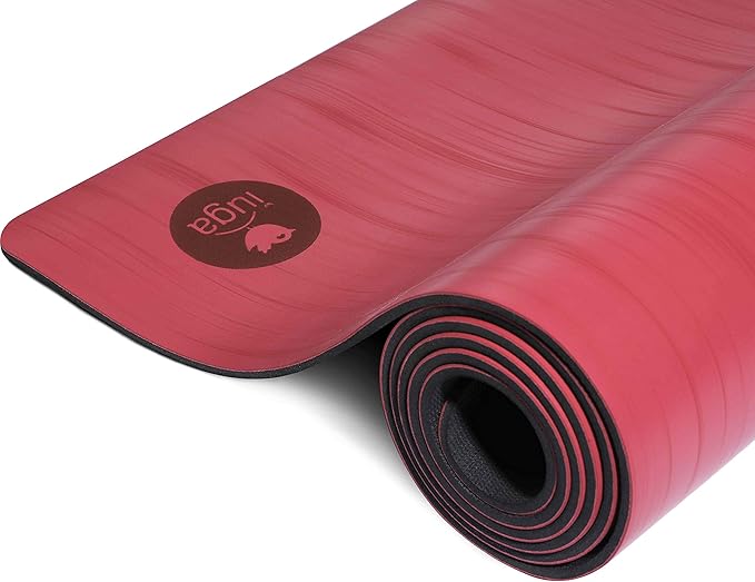 IUGA Pro Yoga Mat Non Slip Pilates Mat Anti-tear Eco Friendly Hot Yoga Mat with SGS Certified Material Free Carrying Strap Included