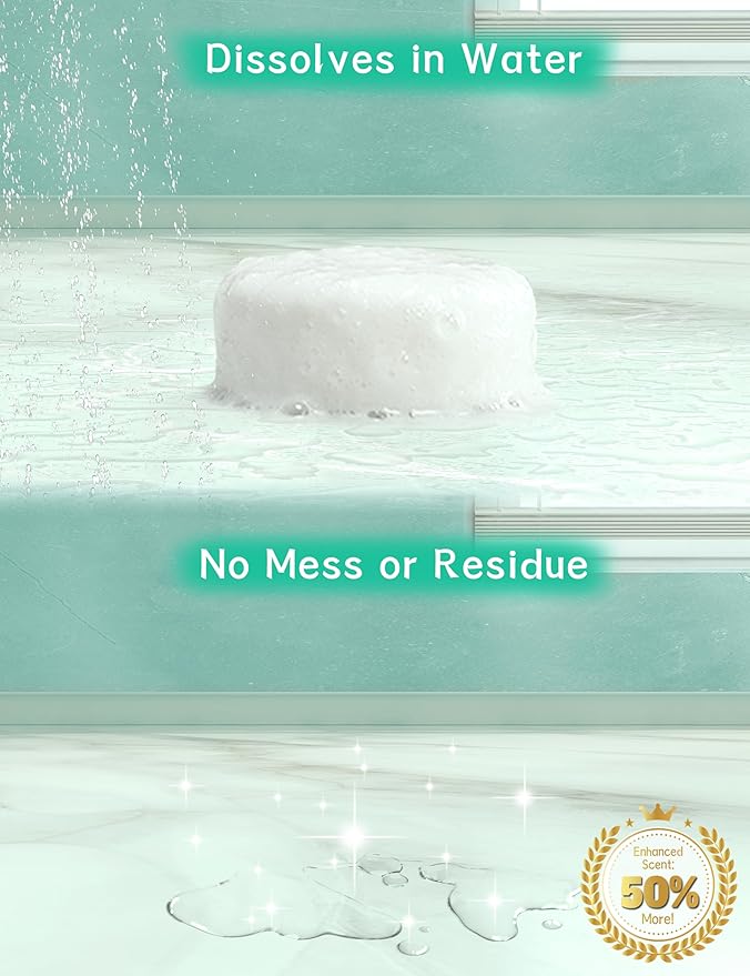 Shower Steamers Aromatherapy 15 Pack, Menthol & Eucalyptus Shower Bombs with Natural Essential Oils, Quick Relief Nasal Congestion, Relaxation & Self Care Gifts for Women & Men - Bloomnest