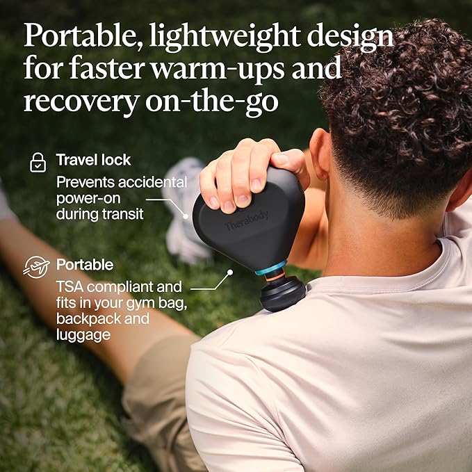 TheraGun Mini Plus Massage Gun by Therabody - Portable Massage Enhanced with Heat – Travel Essential for Faster Recovery On The Go - Bloomnest