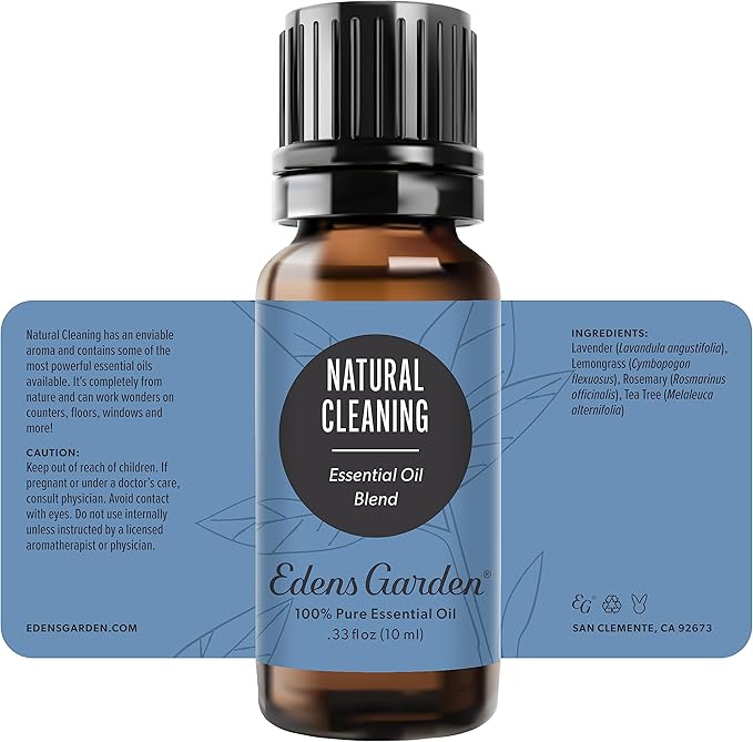 Edens Garden Natural Cleaning Essential Oil Blend- 100% Pure Premium Grade, Undiluted, Natural, Therapeutic, Aromatherapy, The Best for Diffusing, Laundry, Humidifiers, Candle 10 ml (.33 fl oz) - Bloomnest