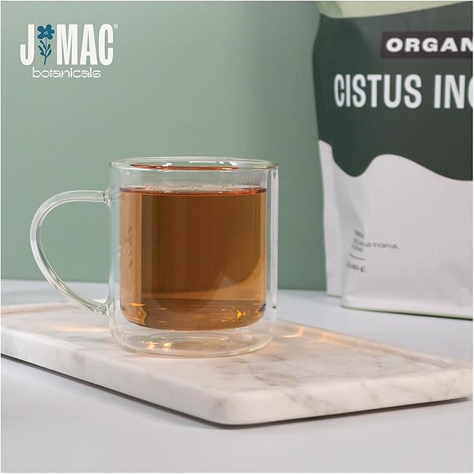 J Mac Botanicals Organic Cistus Incanus tea, also known as Rock Rose or Shepherd's Tea - Bloomnest