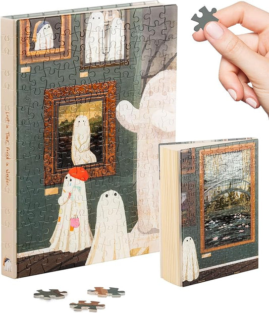 PieceRelax A5 Puzzle Journal for Adults, 300 Piece Plastic Jigsaw Book Cover (Includes Notebook) - Katherine Blower - The Gallery, Unique Gift [YA1073] - Bloomnest