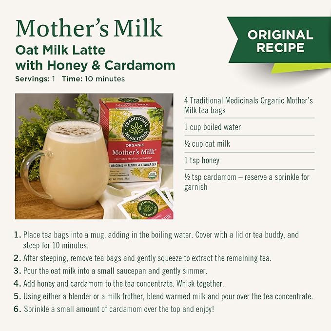 Traditional Medicinals Organic Mother's Milk Women's Tea 32 Count (Pack of 1) - Bloomnest