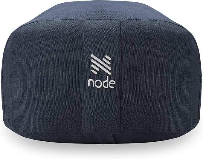 Yoga Meditation Cushion, 25" x 12" Rectangular Bolster with Organic Cotton Cover - Bloomnest