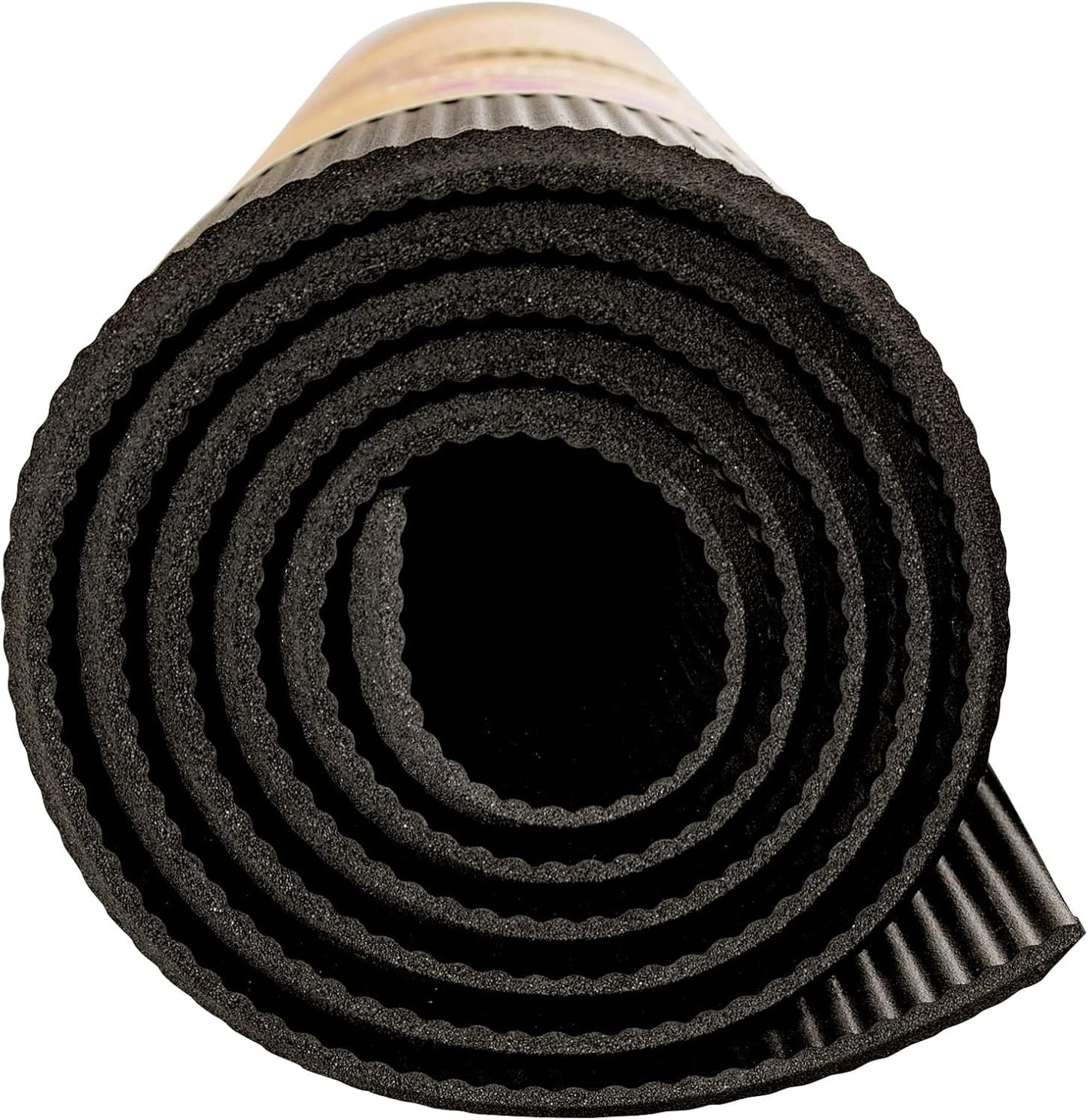 Hugger Mugger Ultimate Cushion Yoga mat - Black - Ultimate thick, grippy, soft yoga mat, extra long and wide, and extra cushion