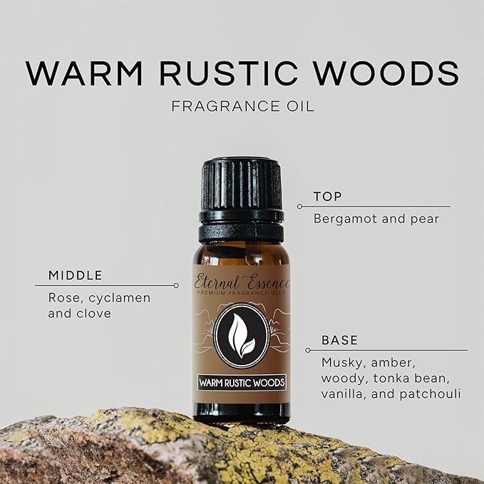 Warm Rustic Woods - Premium Grade Fragrance Oils - 10ml - Scented Oil EternalEssenceOils