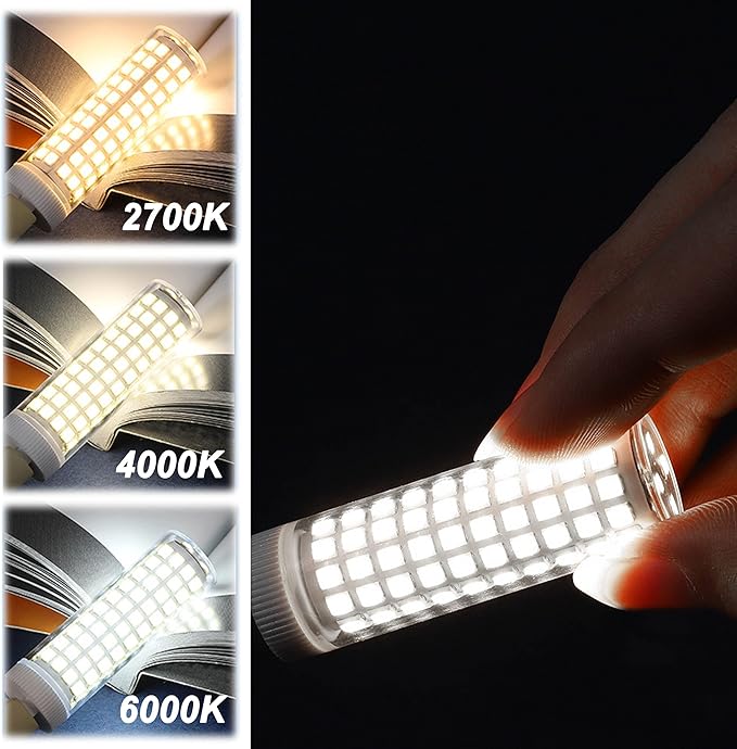 ALIDE E12 10W 6000K LED Candelabra Bulbs 100w Equivalent 1200lm 0.73 * 3.15inch, Non-dimmable, 5Pack - Bloomnest
