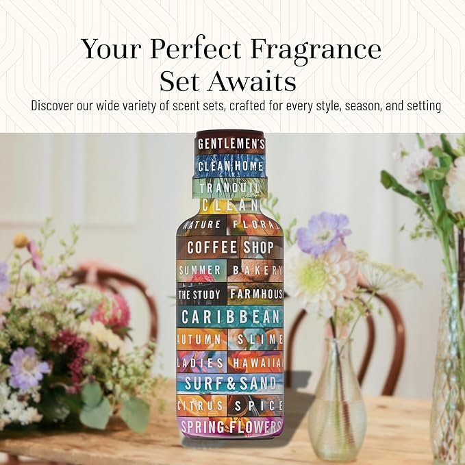 P&J Trading Fragrance Oil Floral Set | Violet, Jasmine, Rose, Lilac, Freesia, and Gardenia Candle Scents for Candle Making, Freshie Scents, Soap Making Supplies, Diffuser Oil Scents PJTrading