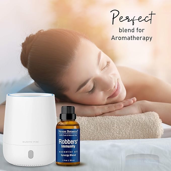 Robbers' Immunity Essential Oil Blend 30 ml - Immune Boost Aromatherapy for Diffusers - Natural Shield Against Impurities - Nexon Botanics - Bloomnest