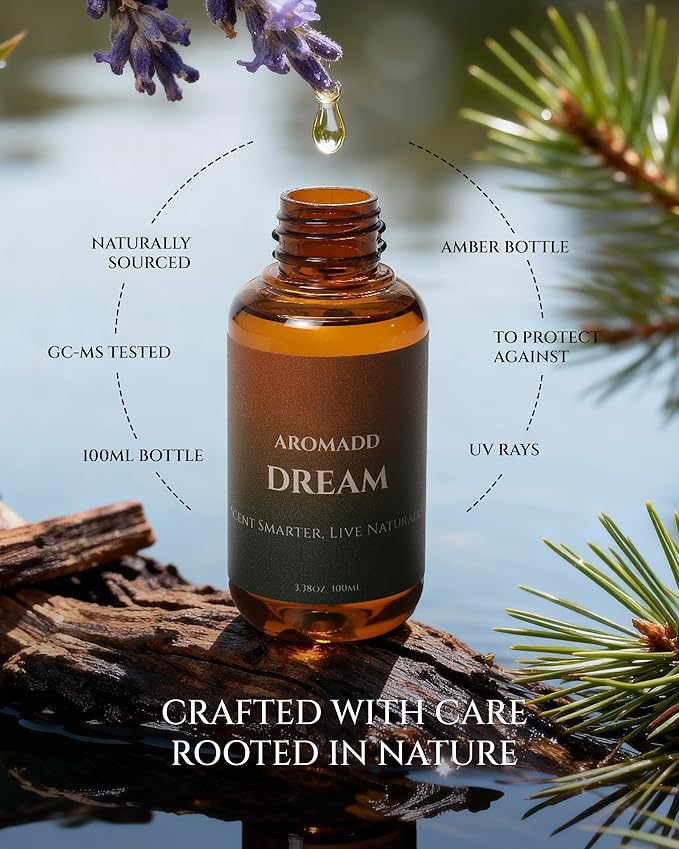AROMADD Dream Diffuser Oil Inspired by Luxury Hotel Scent 3.38 Fl Oz (100ml), Aroma Diffuser & Hotel Fragrance Diffuser Oil, Essential Oil Diffuser for Aromatherapy, Long-Lasting - Bloomnest
