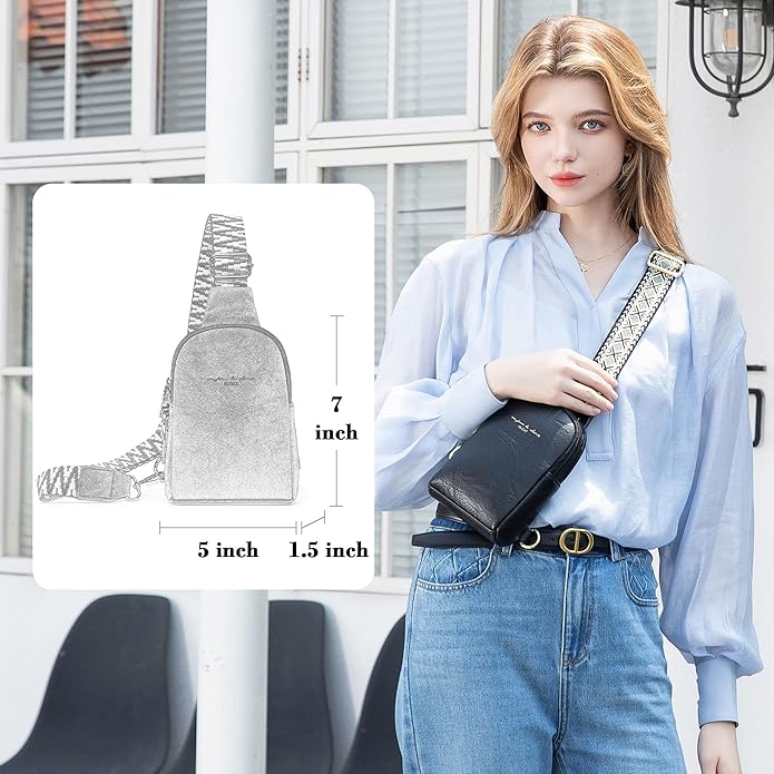 INICAT Small Sling Bag for Women Everyday & Travel Crossbody Bags Lightweight Cross Body Purses Vegan Leather - Bloomnest