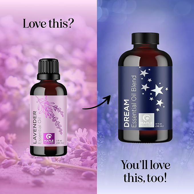Pure Lavender Essential Oil - Lavender Oil for Hair Skin and Nails Plus Aromatherapy Diffusers Humidifiers Linens and Baths for at Home Spa Self Care - Premium Grade Non-GMO in Glass Bottle (1 Fl Oz) - Bloomnest