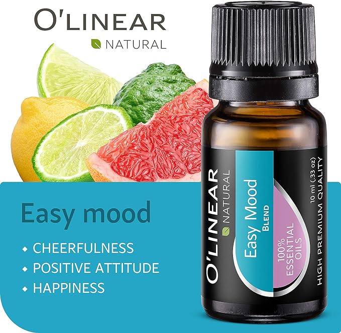 O'linear Essential Oils 6 Blends Set - Perfect for Humidifiers and Diffusers, Aromatherapy Diffuser Oils Scents, Essential Oil Kit for Home Use, Essential Oil Pack with Various Scents - Bloomnest