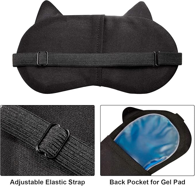 Syhood 20 Pack Funny Blindfolds for Party Game Cute Animal Sleep Mask Cat Dog Soft Blindfold Eye Cover with Adjustable Strap for Adults Men Women - Bloomnest