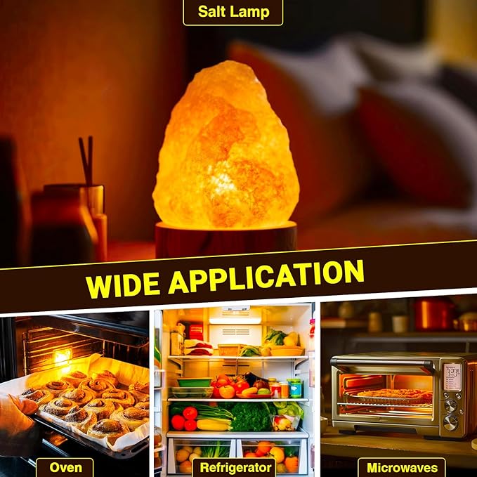 E12 T20 Salt Lamp Bulbs 25W 120V Original Salt Lamp E12 Base Replacement Himalayan Salt Lamps,Salt Lamps Baskets,Plug-in Wax Warmers,Night Lights (Pack of 2) - Bloomnest