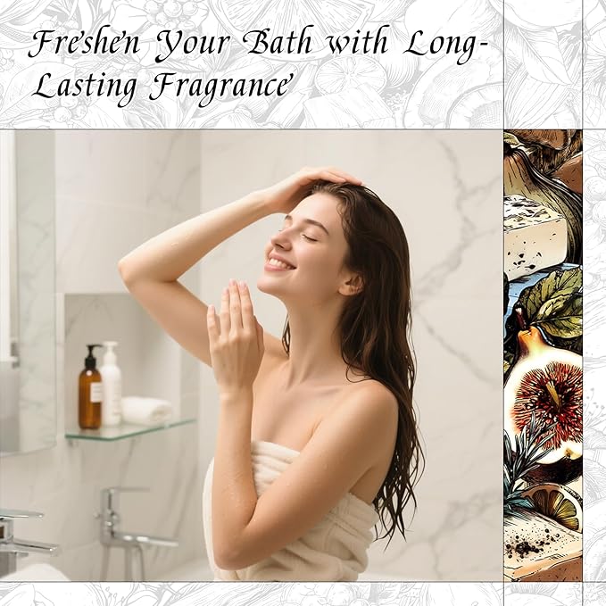 HIQILI Fig Fragrance Oil for Hotel Scent Diffuser, Candle & Soap Making Kit, Add to Skin Care, Bath & Body Products - 1 Fl Oz - Bloomnest
