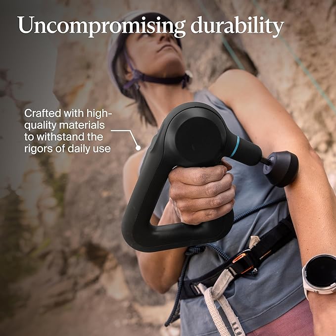TheraGun Therabody Prime (5th Generation) - Deep Tissue Percussion Therapy Massage Gun - Bluetooth Enabled, Personal Massager for Pain Relief in Neck, Back, Leg, Shoulder and Body (Black) - Bloomnest