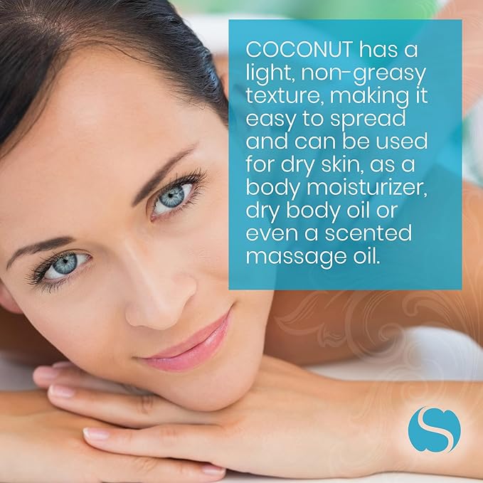 Skinsations - Unscented Body Oil - Fragrance Free - 100% Fractionated COCONUT Oil - After Shower Body Oil for Women and Men, Body Moisturizer, Bath Oil, Hydrating Body Massage Oil - Bloomnest