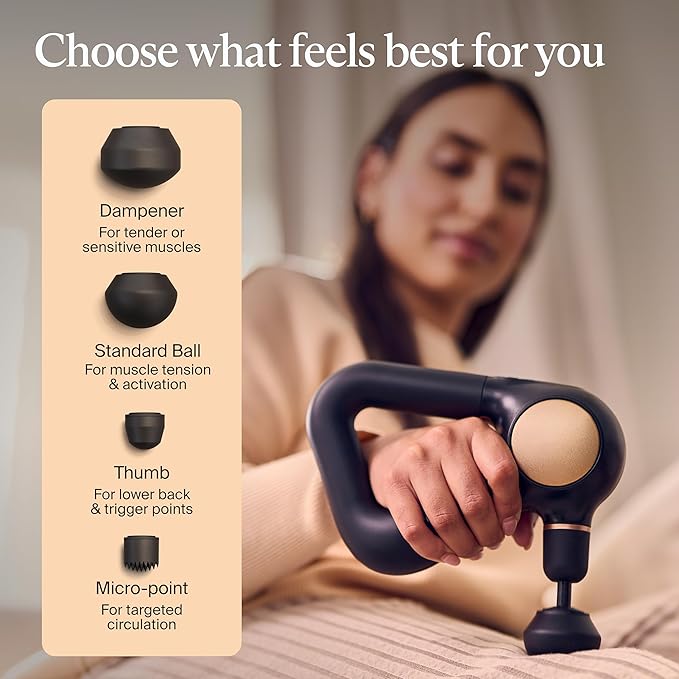 TheraGun Sense (1st Generation) by Therabody - Deep Tissue Massage Gun with Preloaded Routines for Stress Relief, Pain Relief & Muscle Soreness in Neck, Back, Leg, Knee, and Shoulder (Black) - Bloomnest