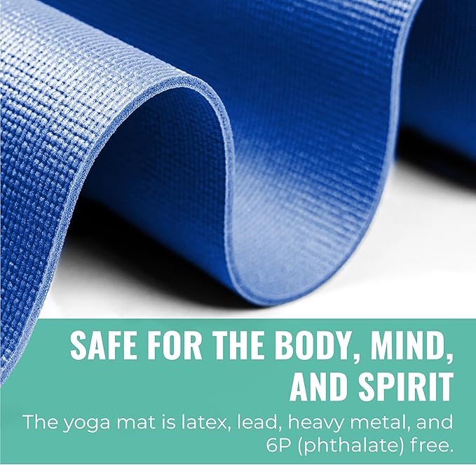 12-Pack Value Yoga Mat, 68" x 24" Non Slip Exercise Mat, 3mm Thick Gym Mat, Bulk Non Toxic Yoga Mats for Home Workout and Studios - Bloomnest
