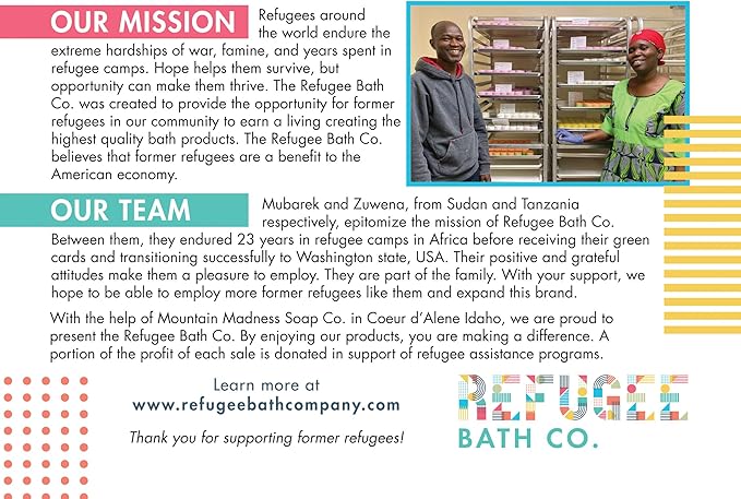 Variety Pack Bath Bombs Tea Tree and Eucalyptus Essential Oils Cocoa Butter Support Refugee Employment in USA (12 Pack) - Bloomnest