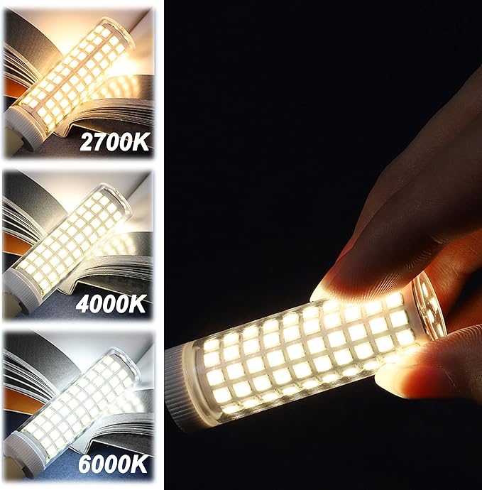 ALIDE E12 100w LED Candelabra Bulbs Replacement C7,4000K Natural White,1200lm T6 10W LED E12 Candle Light Bulbs for Ceiling Fan Pendant Lighting Salt Lamp,Non-dimmable,5 Pack - Bloomnest