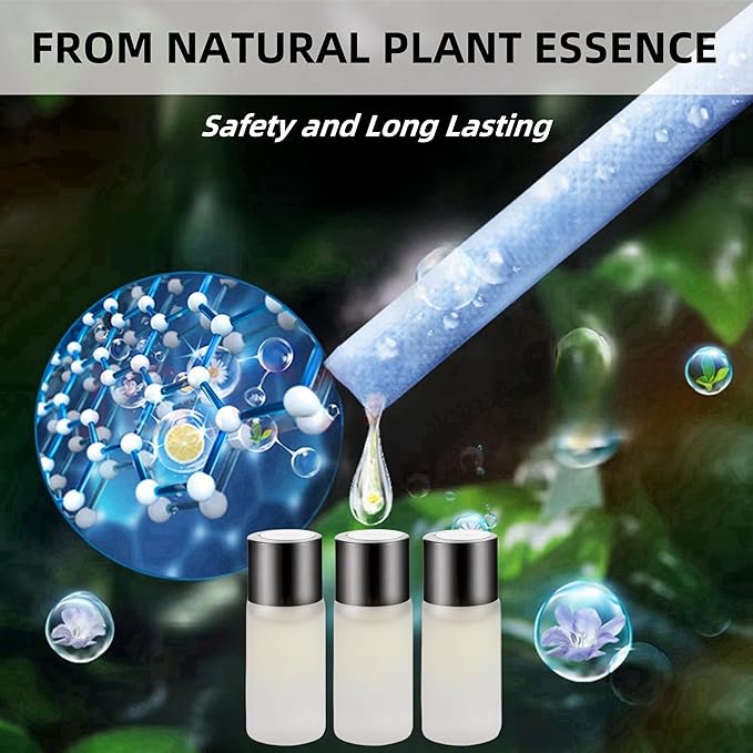 Smart Car Air Freshener Refill - 3 pcs Long Lasting Aroma Replacement for Car Diffuser (Ocean) - Bloomnest