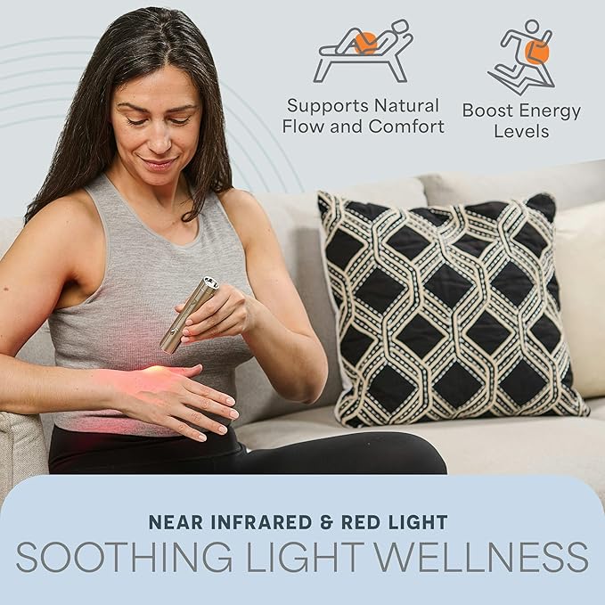 LifePro Infrared & Red Light Therapy for Body Joints & Muscles Wellness Support, Portable Red Light Therapy Device, Near Infrared Light Therapy for Body & Face - Use 3 wavelengths Lifepro