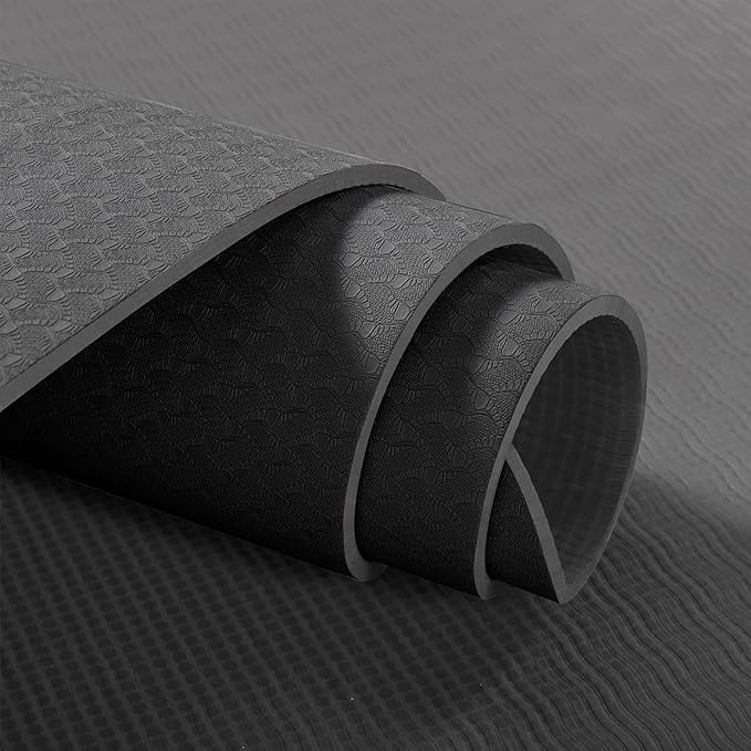 UMINEUX Yoga Mat Extra Thick 1/3'' & 2/5" Non Slip Yoga Mats for Women Eco Friendly TPE Fitness Exercise Mat with Carrying Sling & Storage Bag - Bloomnest