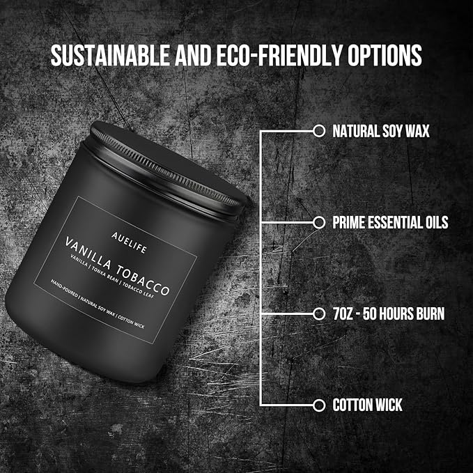 Scented Candles Set - 8 Pack Soy Jar Candle for Home Scented, Aromatherapy Candle Gifts for Men, Women and Birthday, Masculine Home Fragrance Candle - Bloomnest