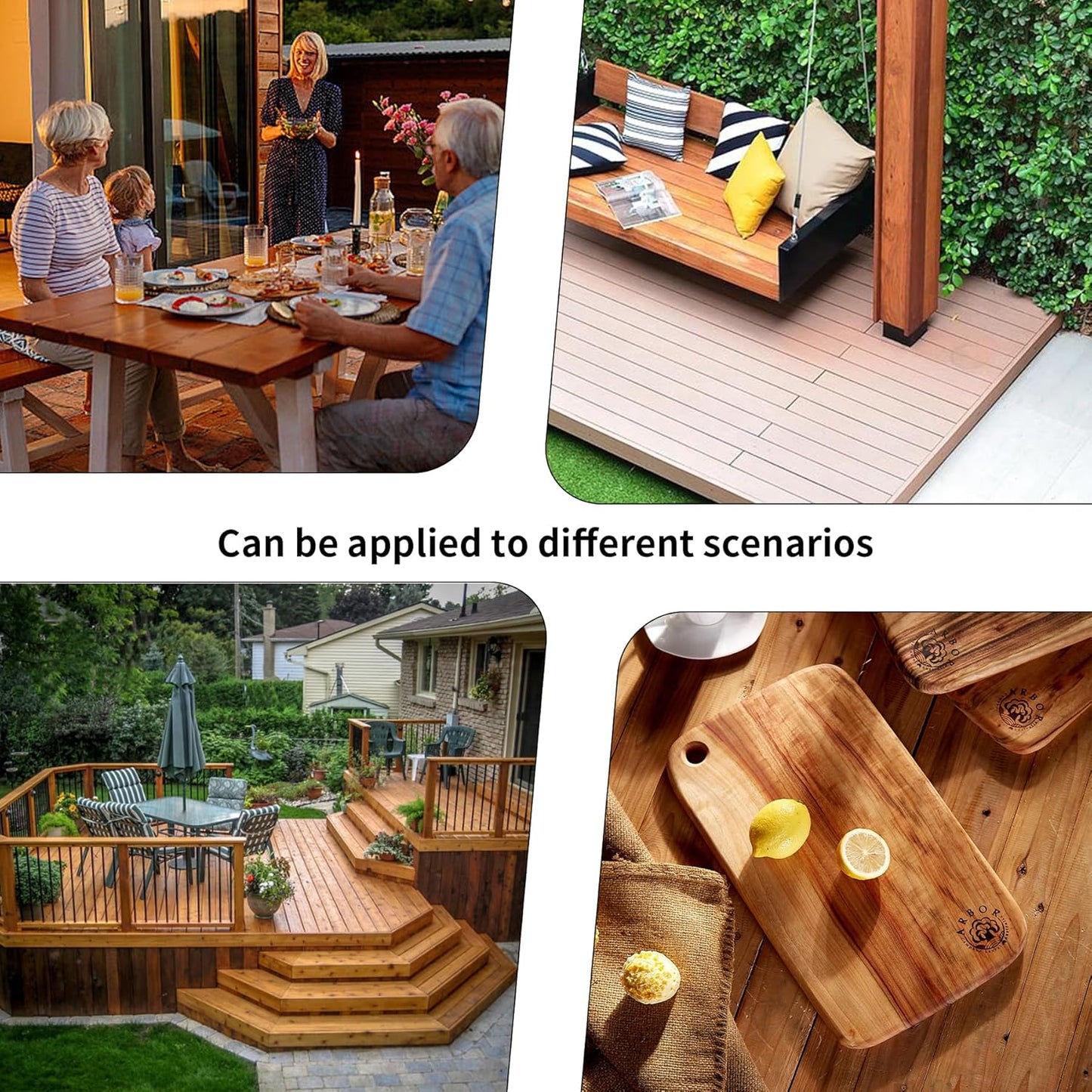 8 oz 100% Natural Pure Tung Oil for Wood Finishing Food Grade Safe, Waterproof Tung Oil for Wood Floors Indoor & Outdoor Furniture