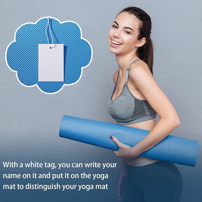 10 Pack Yoga Mats Bulk, 68'' x 24'' x 4mm Thick Yoga Mats for Kids and Adult Gym Mats Bundle Latex Free Exercise Mats with Non Slip Texture for Outdoor Yoga, Pilates or Workout - Bloomnest