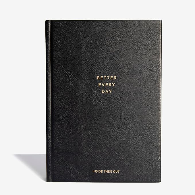 INSIDE THEN OUT Better Every Day Journal - Guided Daily Journal With 365 Pre-Dated Prompts for Self Love, Reflection, Growth, Gratitude, Discovery, Wellness, Healing, Self Help, and Mindfulness - Self Care Routine & Mental Health Gift for Women Men - Bloomnest