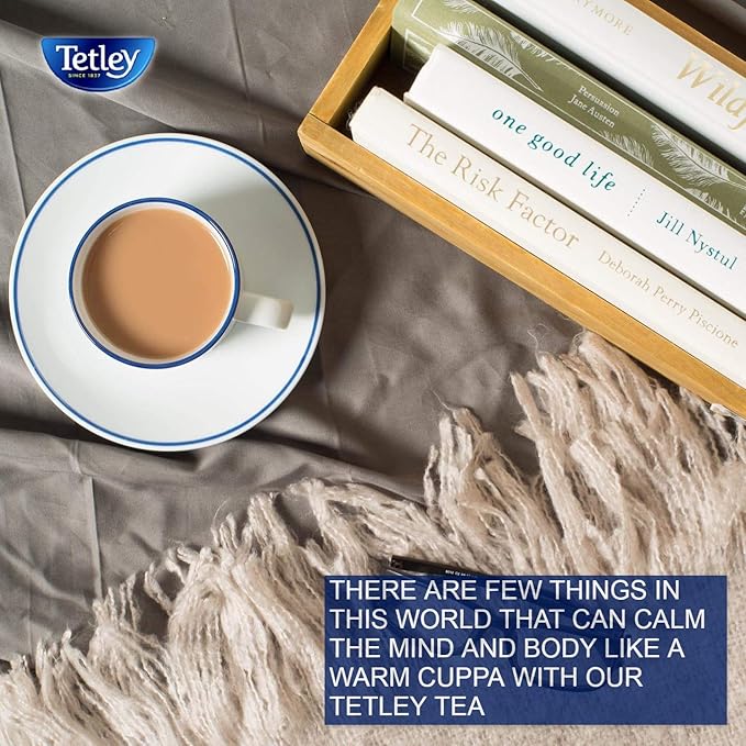 Tetley British Blend Premium Black Tea, 320 Teabags, Rainforest Alliance Certified - Bloomnest