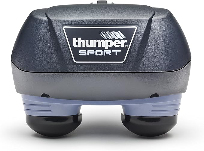 Thumper Sport Percussive Massager - Deep Tissue Home use Massage for Muscles, Back, Shoulders, Neck, Legs, arms. Portable Therapy Action Electric Handheld Massager with Long Handle - Bloomnest