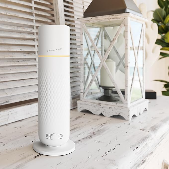 The AirScent Waterless Diffuser - Cold Air Scent Diffuser Oil Machine for Homes, Offices, Hotels and Spas - Aromatherapy Diffuser for Aesthetic Scenting - White - 4.05 Oz - Fragrance Oil Not Included - Bloomnest