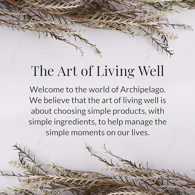 Archipelago Botanicals Scented Candle Hand-Poured Premium Wax, Burns Approx. 60 Hours, Bergamot Tobacco, Soy Candle in Glass Jar, 4.5 Inch, 8.6 oz - Bloomnest