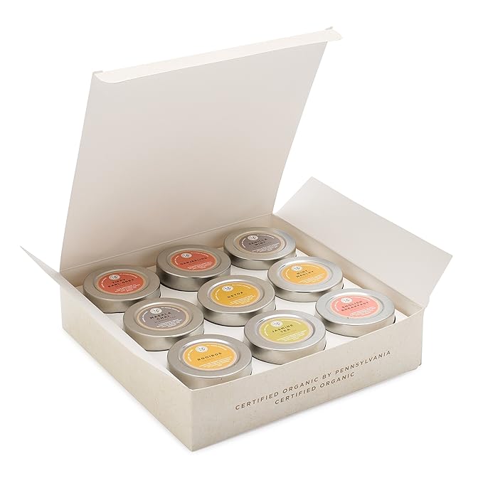 Golden Moon Tea Variety Pack - 9 Loose Leaf Tea Sampler - Organic Black, Green, White, and Herbal Teas Gift Set - Bloomnest