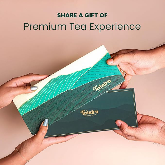 Teaniru, Gourmet Tea Collection – Pack of 100 | 6 Flavored Loose Leaf Tea Set | Gourmet Tea Gift Sets | Corporate Gifting & Bulk Gifts | Thanks Giving - Bloomnest