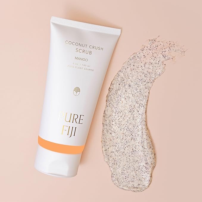 Pure Fiji Coconut Crush Scrub, Mango (6oz/180ml) - Bloomnest