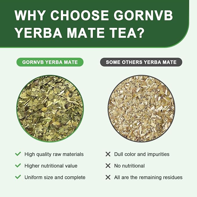 Unsmoked Yerba Mate Tea Bags, Natural Organic Yerba Matte Rich in Chlorophyll, Antioxidants and Vitamins, 30 Tea Bags - Bloomnest